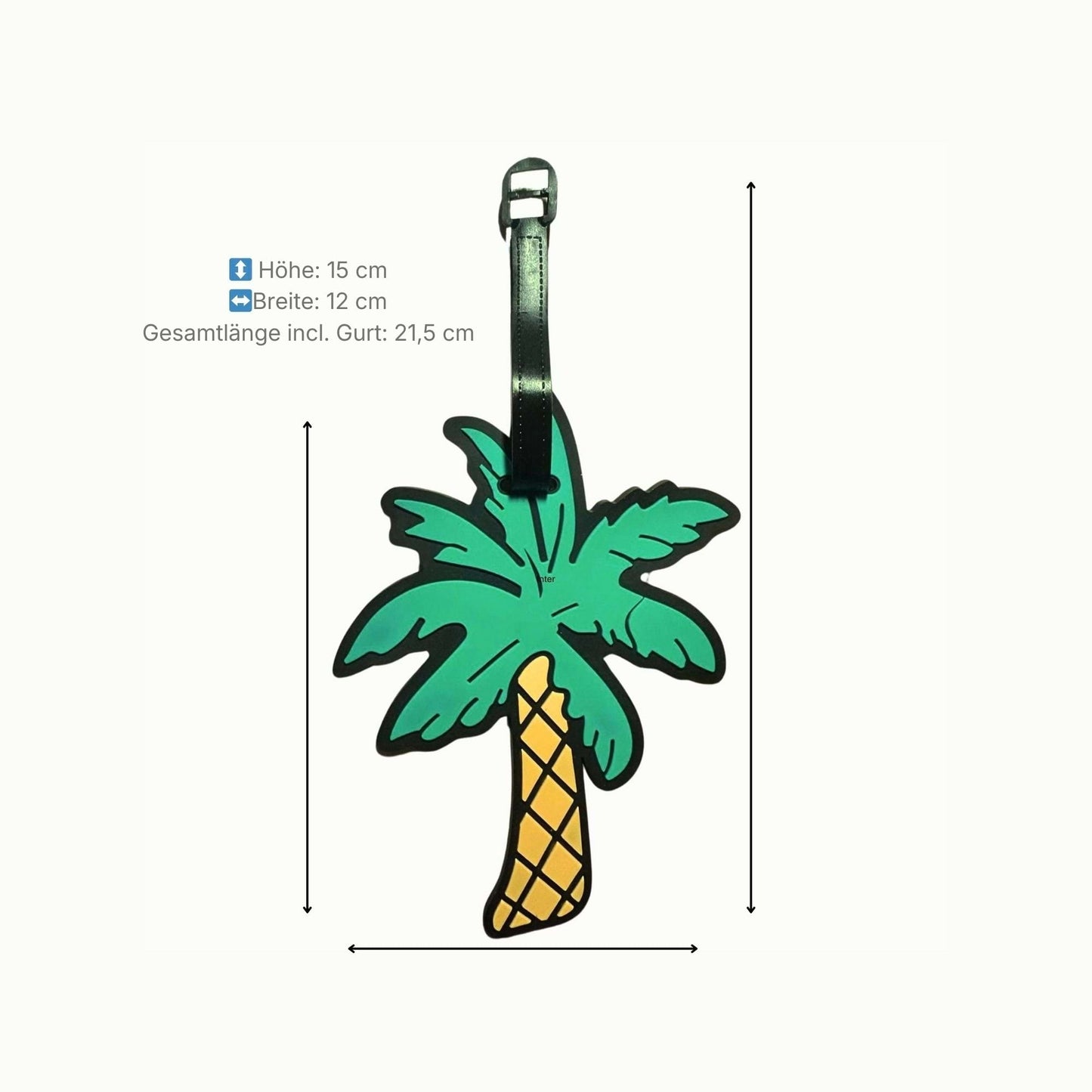 Kofferanhänger Palme