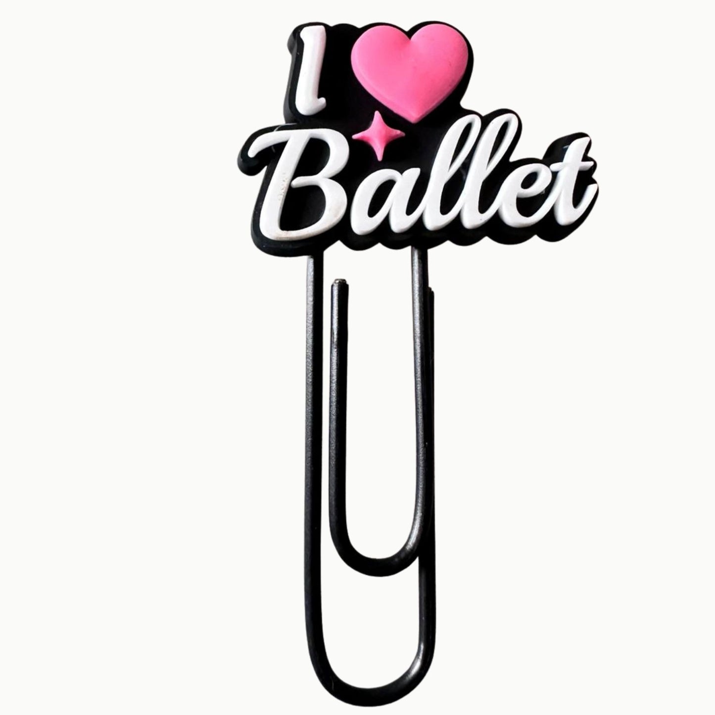 🩰 Ballett Büroklammern Set – 12 süße Tanz Designs im Organzasäckchen