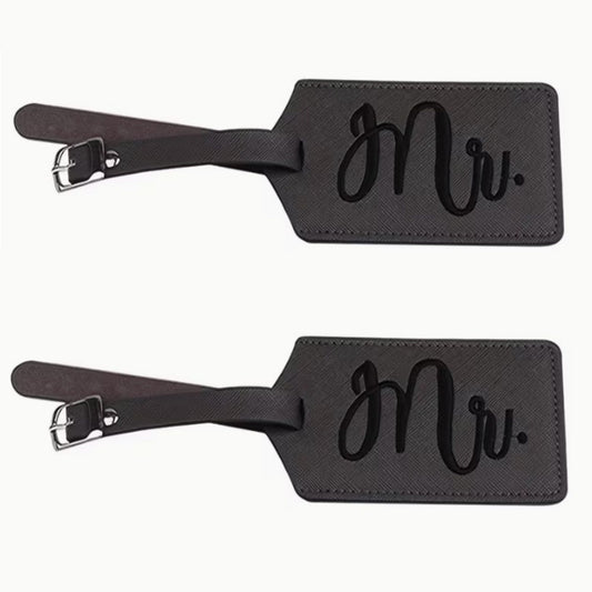 Mr. & Mrs. Kofferanhänger – Set für Paare
