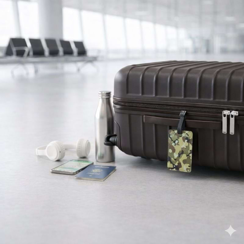 Kofferanhänger Camouflage – Robust & stilvoll reisen