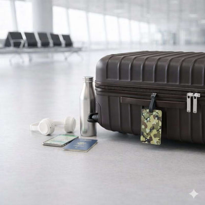 Kofferanhänger Camouflage – Robust & stilvoll reisen