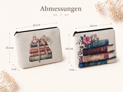 Bücherliebe Allzwecktäschchen aus Baumwolle – mit oder ohne Mystery Box