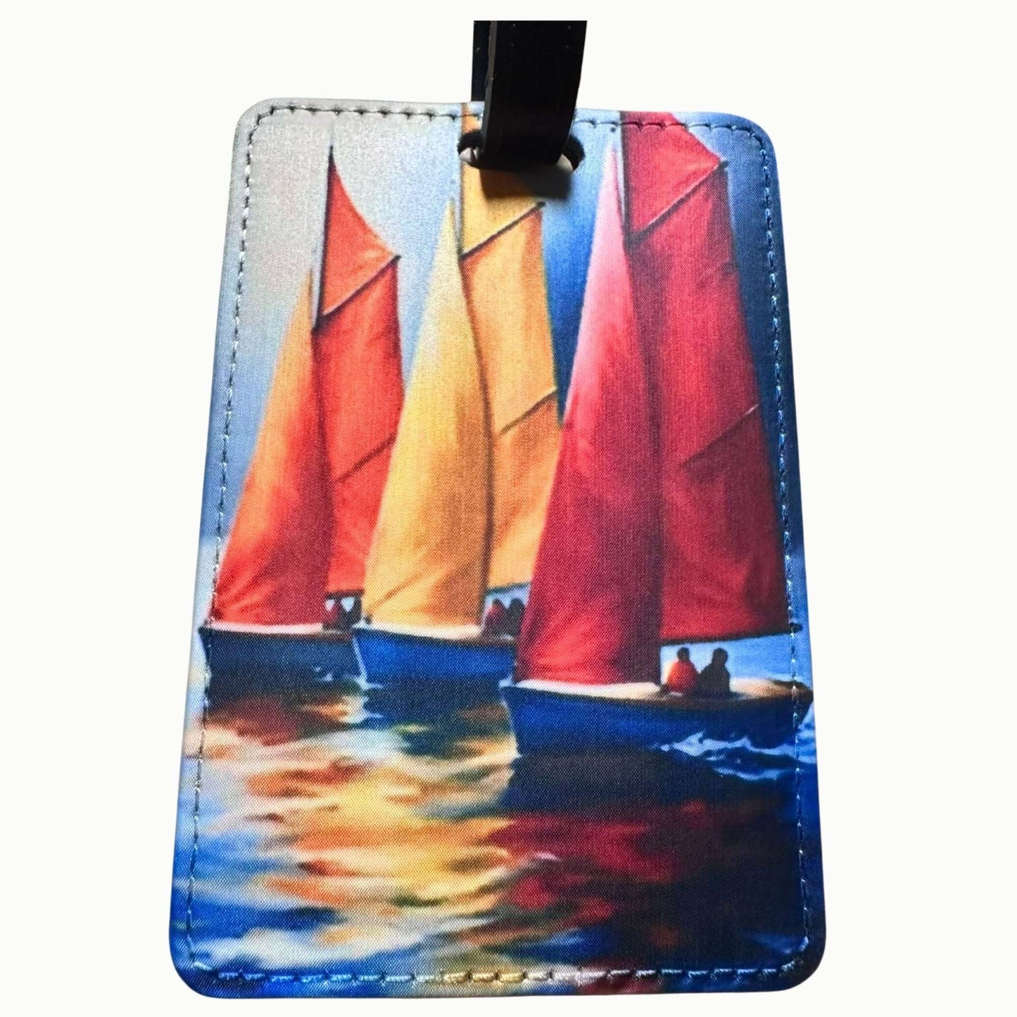 Design Kofferanhänger „Segelboote“