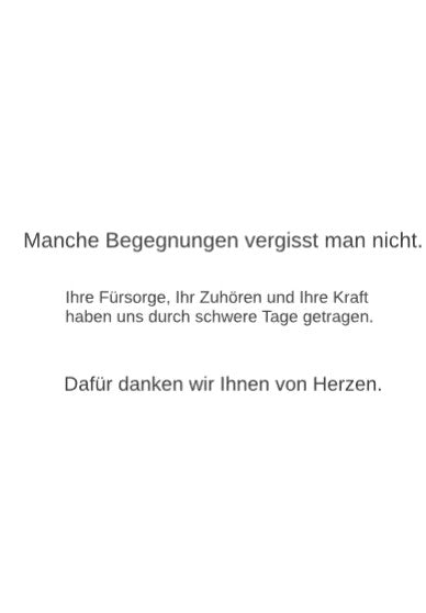 Dankeskarte für Pflege & Ärzte