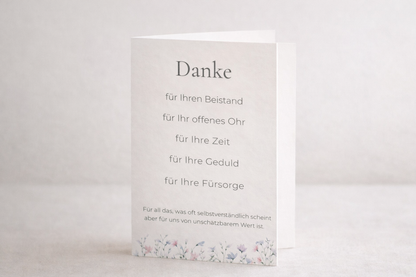 Dankeskarte für Pflege & Ärzte