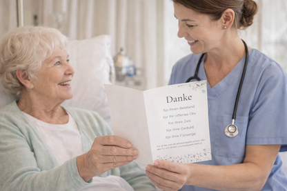 Dankeskarte für Pflege & Ärzte