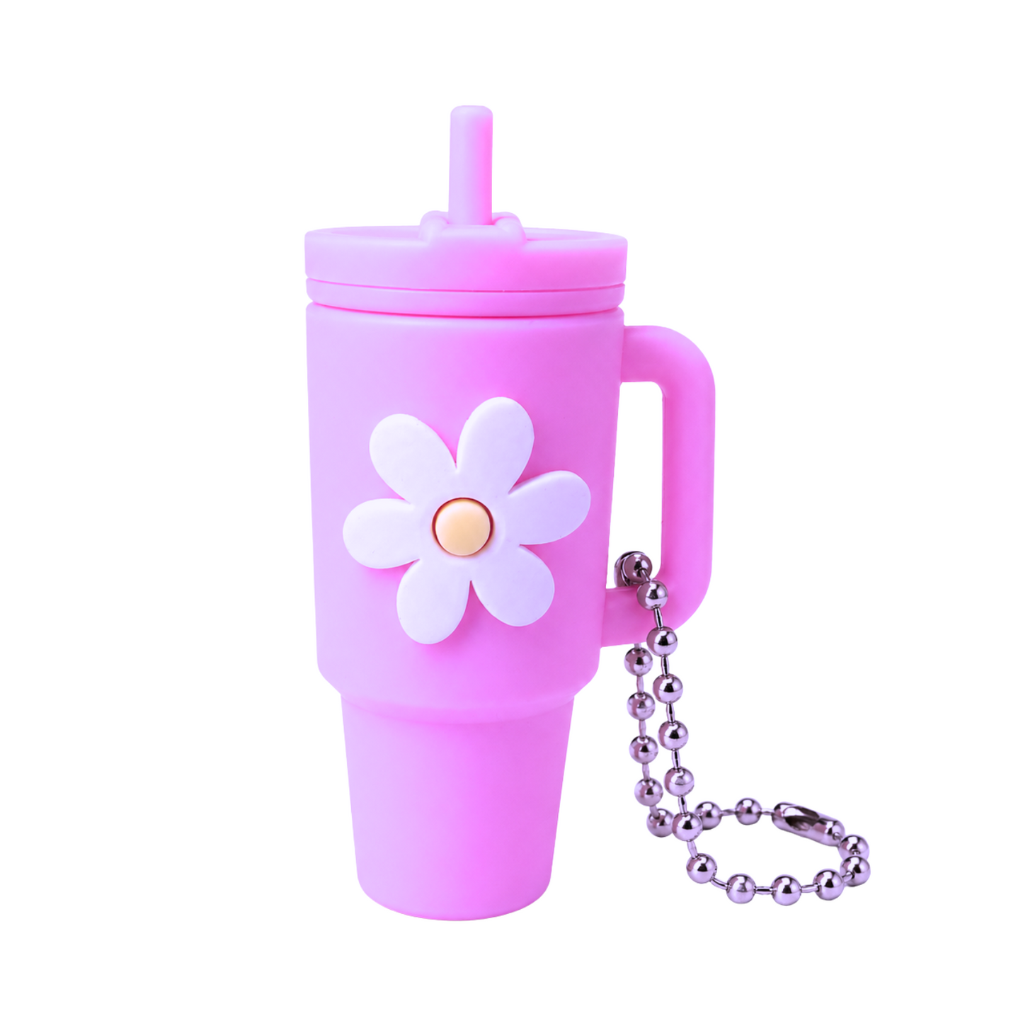 Mini Becher Anhänger „Daisy Cup“ – süßer Keychain 5cm