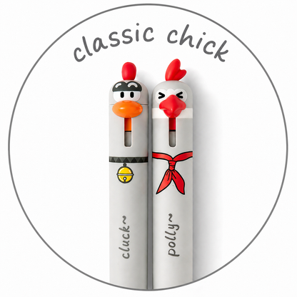 Hühner Gelstifte 2er Set – Polly & Cluck Fineliner