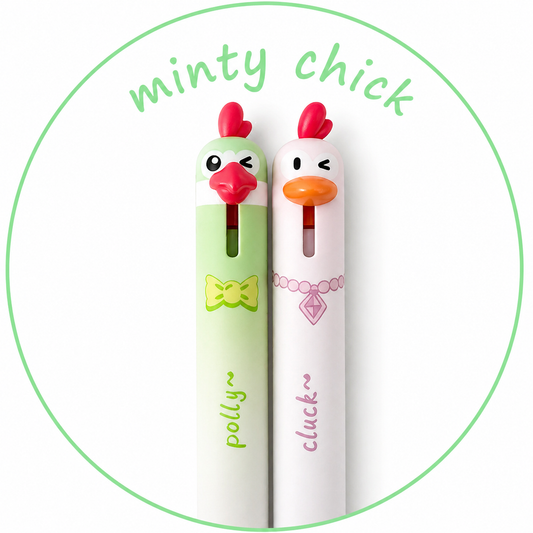 Hühner Gelstifte 2er Set – Polly & Cluck Fineliner