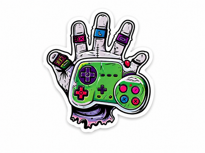 Gaming Sticker Mystery Pack – 10er Set | Retro & Kawaii Controller Aufkleber