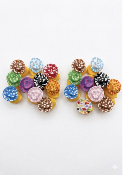 Mini Cowboy Entchen Set – 10er Set Sammler Design