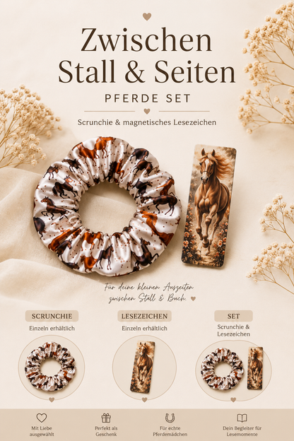Zwischen Stall & Seiten – Pferde Set