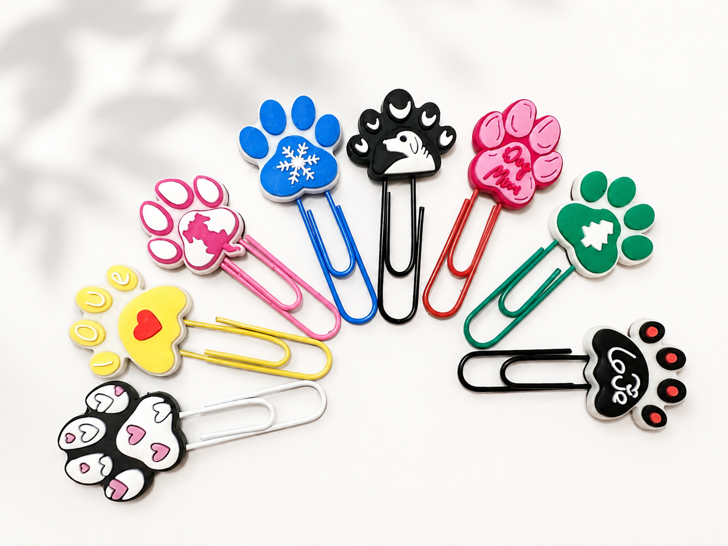 Pfötchen Geschenkset mit Scrunchie & 8 Pfoten-Clips