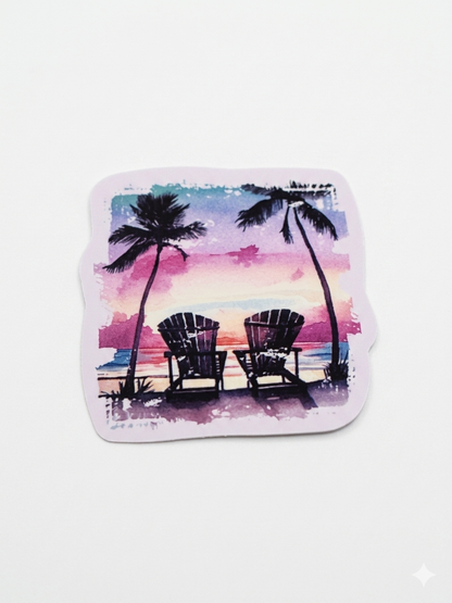Sunset Sticker Set – 8 Stück traumhafte Sunset-Motive