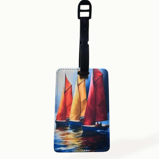 Design Kofferanhänger „Segelboote“