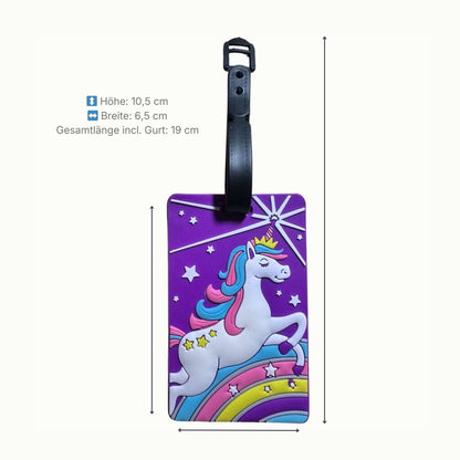 Einhorn Kofferanhänger – Magisches Reiseaccessoire