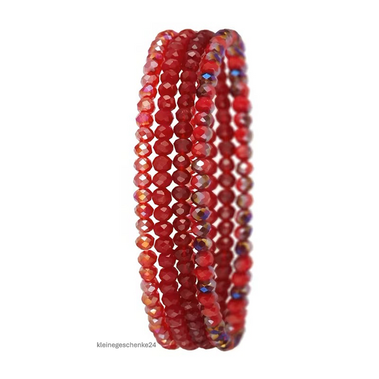 Glitzer-Kristallarmband – elastisch & mehrlagig ✨