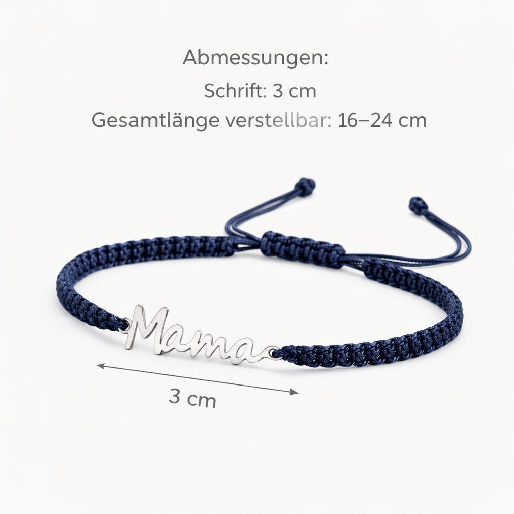 Mama Armband verstellbar – Geschenk für Mama in vielen Farben