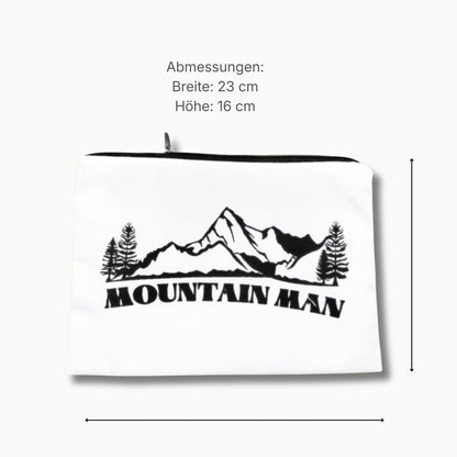 Allzweck Reißverschluss-Tasche „Mountain Man“