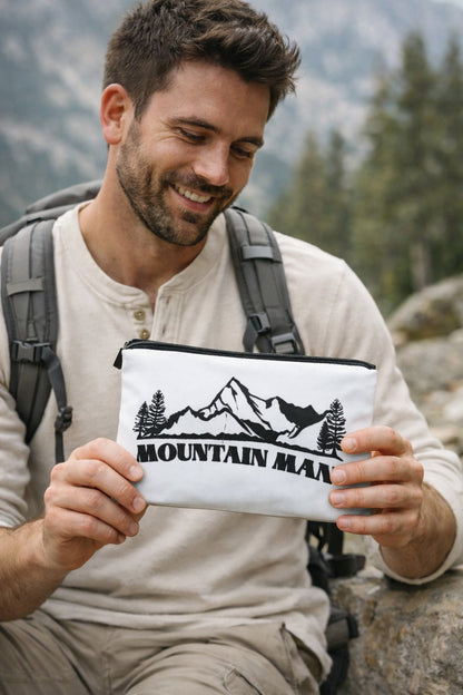 Allzweck Reißverschluss-Tasche „Mountain Man“