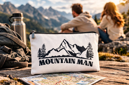 Allzweck Reißverschluss-Tasche „Mountain Man“