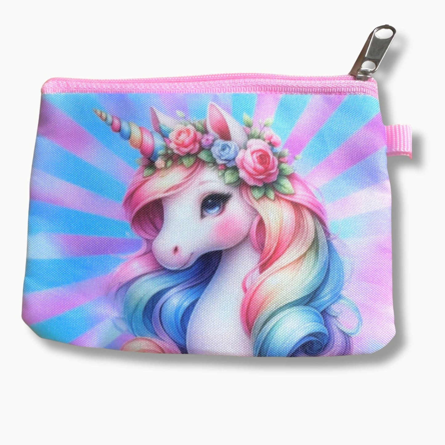 Einhorn Täschchen mit Reißverschluss