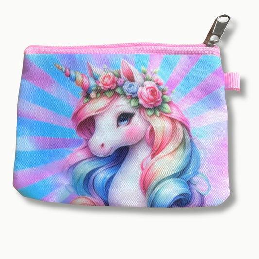 Einhorn Täschchen mit Reißverschluss