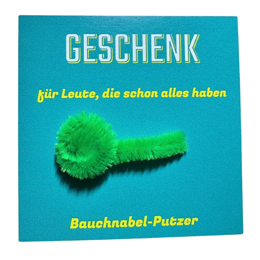 Lustiger Bauchnabel-Putzer – Geschenk für Leute, die schon alles haben | Spaßgeschenk