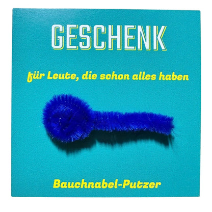 Lustiger Bauchnabel-Putzer – Geschenk für Leute, die schon alles haben | Spaßgeschenk