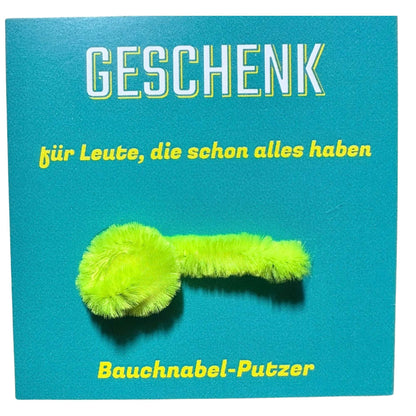 Lustiger Bauchnabel-Putzer – Geschenk für Leute, die schon alles haben | Spaßgeschenk