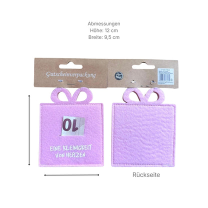 Geldgeschenk Verpackung – für Gutscheine & Geldscheine