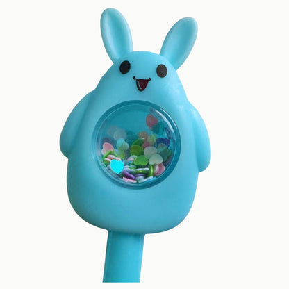 Hasen Stift mit Schüttelfigur – Bunny Gelstift