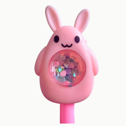 Hasen Stift mit Schüttelfigur – Bunny Gelstift