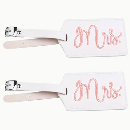 Mr. & Mrs. Kofferanhänger – Set für Paare