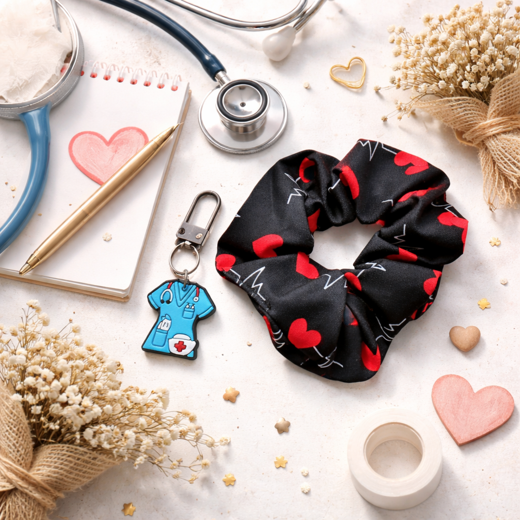 Medizin Scrunchie Set – Geschenk für Ärzte & Pflege