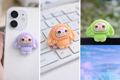 Kawaii Monsterfigur Sammelset im Display
