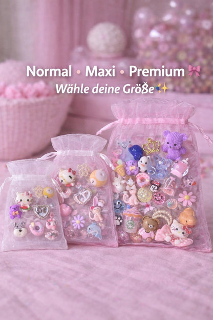 Mystery Mini Charm Säckchen ✨ | Kawaii Überraschung (3 Größen: Normal, Maxi, Premium)