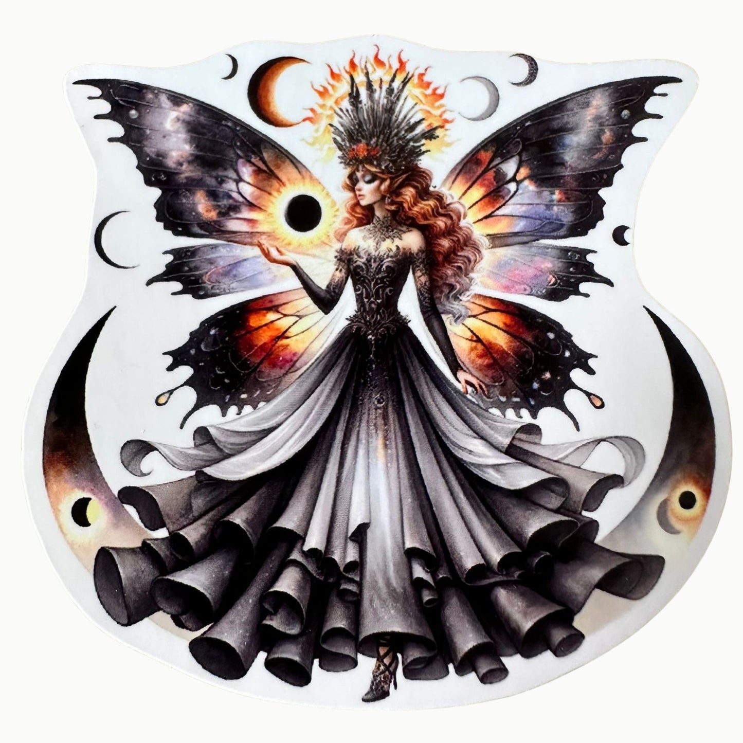 🌙 Mondfeen Sticker Set – 12 magische Designs mit glänzender Oberfläche