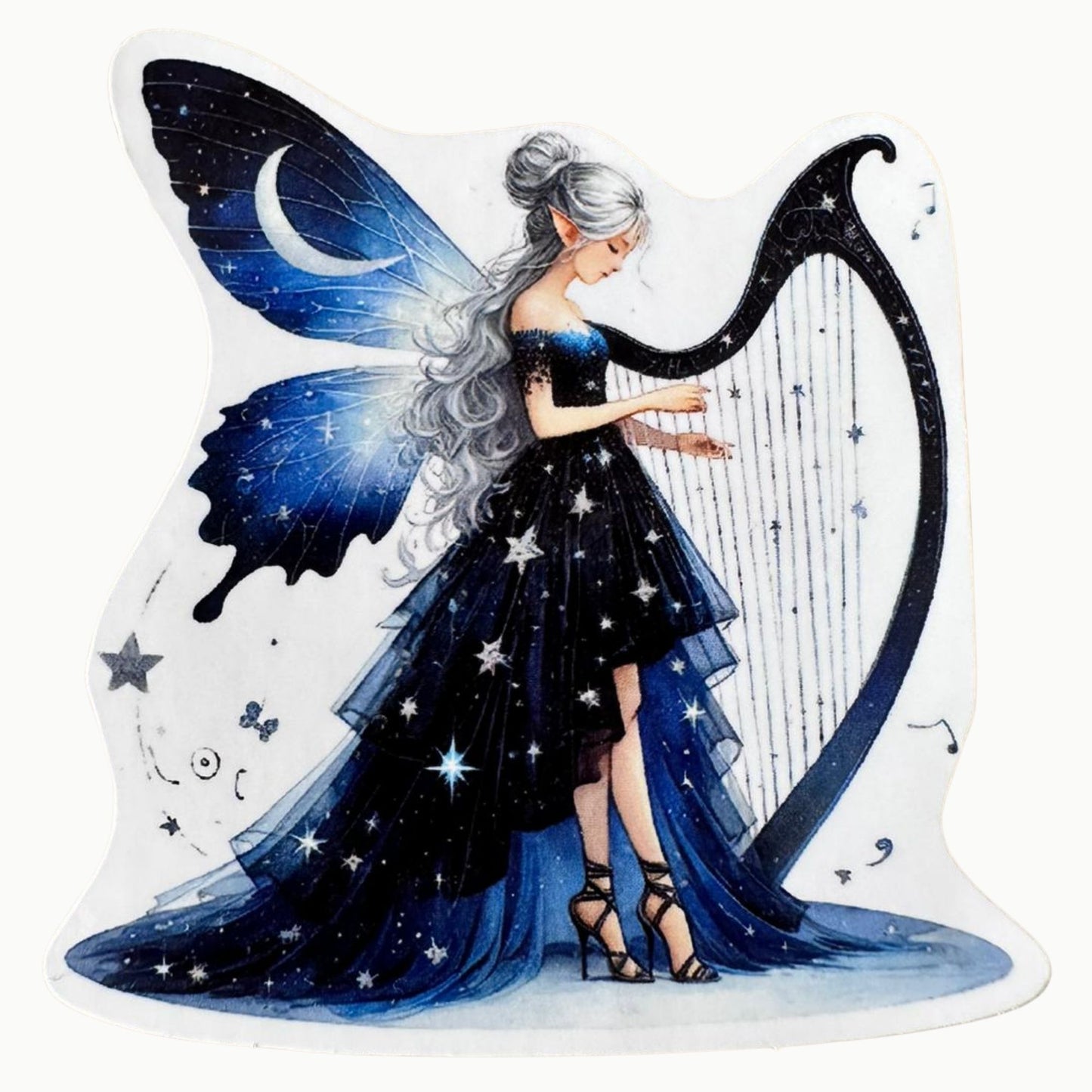🌙 Mondfeen Sticker Set – 12 magische Designs mit glänzender Oberfläche