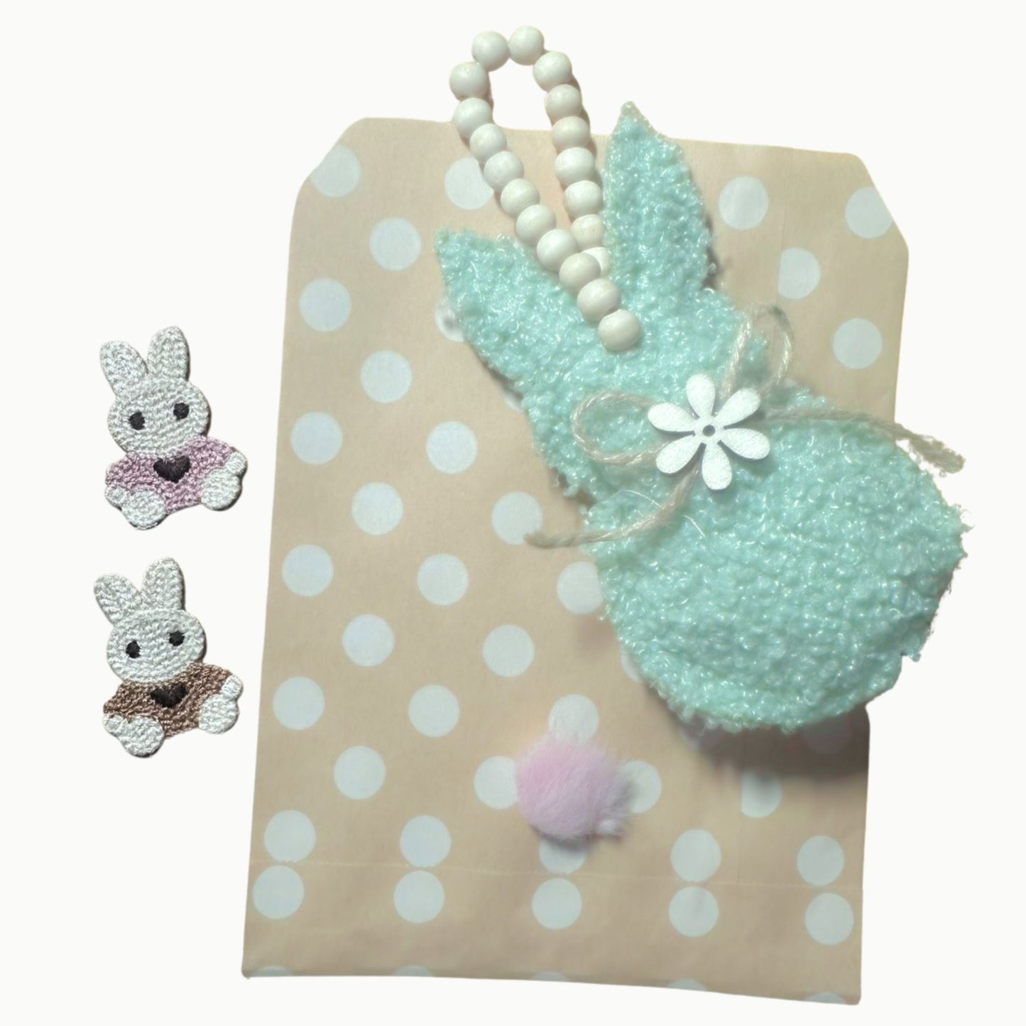 Osterdeko Set Stoffhase & Häkelhäschen
