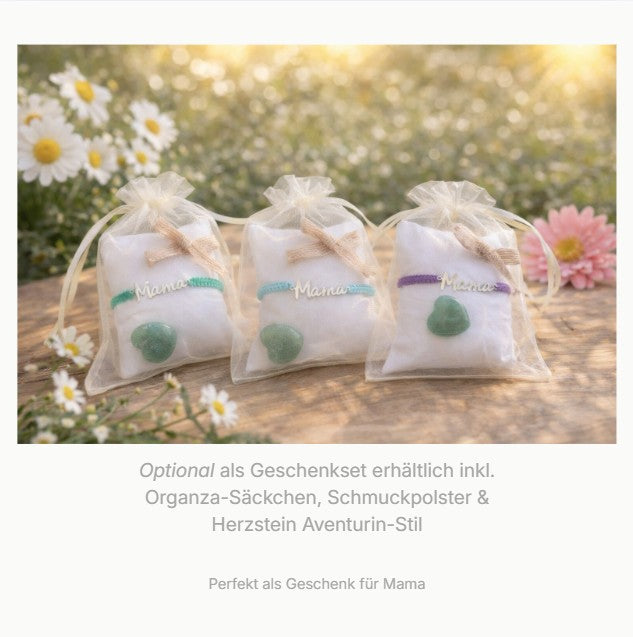 Mama Armband verstellbar – Geschenk für Mama in vielen Farben