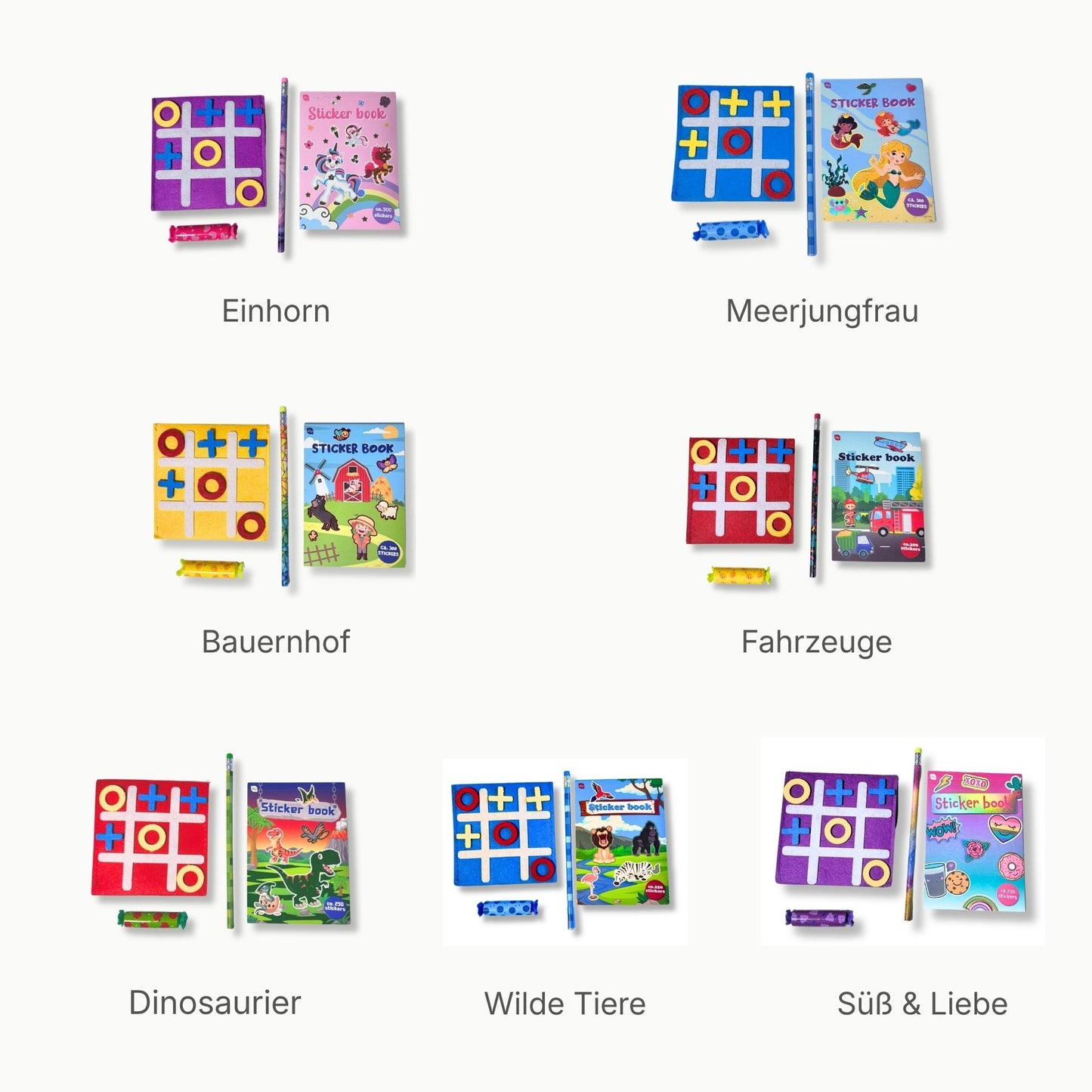 Sticker Block 4er Set